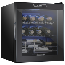 Load image into Gallery viewer, 12 Bottle Freestanding 2 Shelf Wine Cooler Refrigerator with Digital Temperature Control