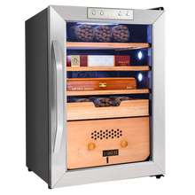 Load image into Gallery viewer, 300 Cigar Cooler and Humidor with Spanish Cedar Shelves and Digital Control Panel