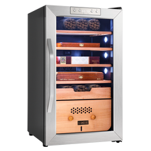 Load image into Gallery viewer, 400 Cigar Cooler and Humidor with Spanish Cedar Shelves and Digital Control Panel