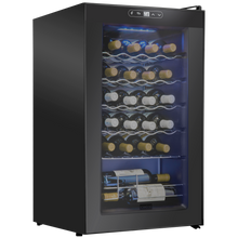 Load image into Gallery viewer, 24 Bottle Freestanding Wine Cooler Refrigerator with Digital Temperature Control