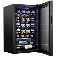 Load image into Gallery viewer, 24 Bottle Freestanding Wine Cooler Refrigerator with Digital Temperature Control