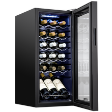 Load image into Gallery viewer, 18 Bottle Freestanding Wine Cooler Refrigerator with Digital Temperature Control