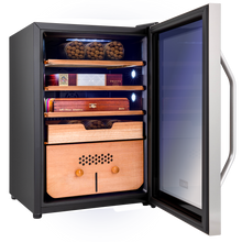 Load image into Gallery viewer, 300 Cigar Cooler and Humidor with Spanish Cedar Shelves and Digital Control Panel