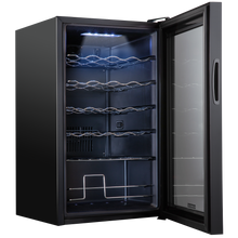 Load image into Gallery viewer, 24 Bottle Freestanding Wine Cooler Refrigerator with Digital Temperature Control