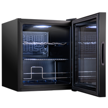 Load image into Gallery viewer, 12 Bottle Freestanding 2 Shelf Wine Cooler Refrigerator with Locking Door and Digital Temperature Control