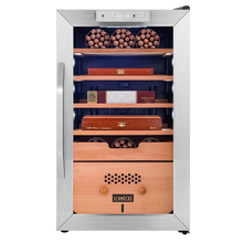 Load image into Gallery viewer, 400 Cigar Cooler and Humidor with Spanish Cedar Shelves and Digital Control Panel