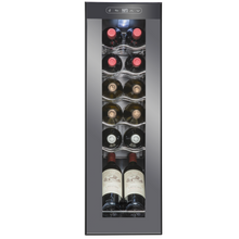 Load image into Gallery viewer, 12 Bottle Freestanding 5 Shelf Wine Cooler Refrigerator with Digital Temperature Control