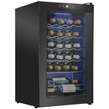 Load image into Gallery viewer, 24 Bottle Freestanding Wine Cooler Refrigerator with Digital Temperature Control
