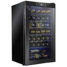 34 Bottle Freestanding Wine Cooler Refrigerator with Digital Temperature Control