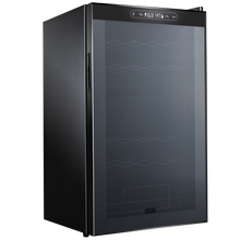 Load image into Gallery viewer, 33 Bottle Freestanding Wine Cooler Refrigerator with Dual Cooling Zones
