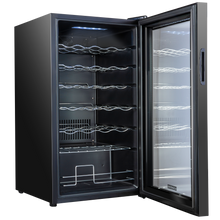 Load image into Gallery viewer, 34 Bottle Freestanding Wine Cooler Refrigerator with Digital Temperature Control
