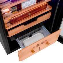 Load image into Gallery viewer, 400 Cigar Cooler and Humidor with Spanish Cedar Shelves and Digital Control Panel
